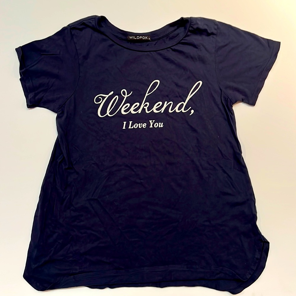 Wildfox Weekend I Love You T Shirt